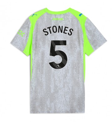 Manchester City John Stones #5 Tredjetrøje Dame 2025-26 Kortærmet